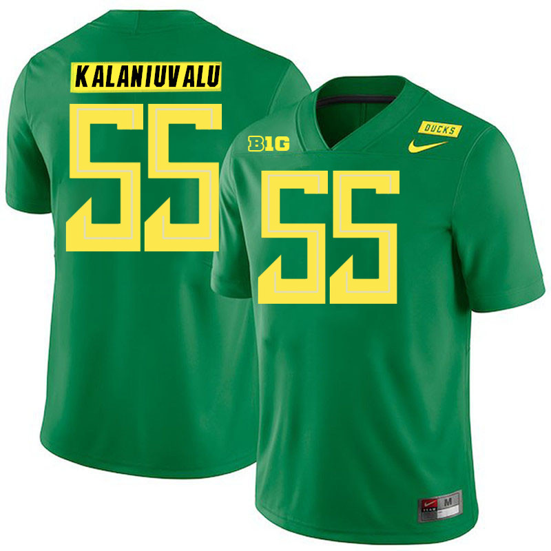 Alai Kalaniuvalu Oregon Jersey,Oregon Ducks Football Uniforms,Jerseys Youth-Alternate Green